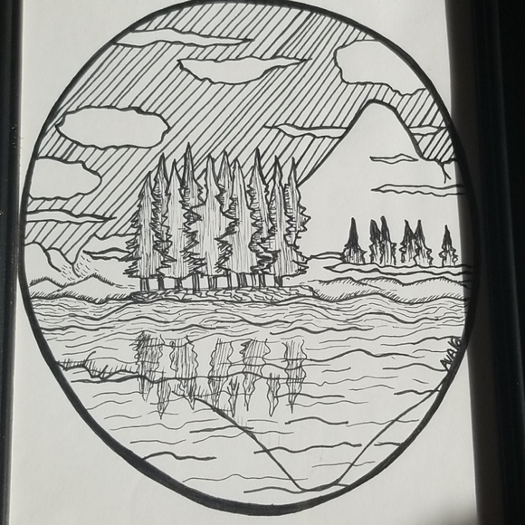 Minimalist Line Drawing - Picture 2 of 3